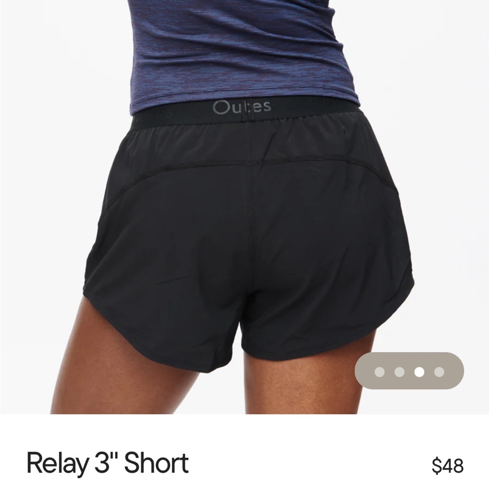 Outdoor Voices Black Athletic Shorts